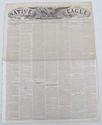 1847. Newspaper 8 issues. Rare. Native Eagle and B