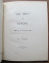 My Trip To Europe by Eva Chamberlin 1894 Atlanta, 