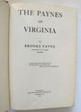 1937 The Paynes Of Virginia. w/ typed family histo