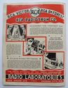 Radio Laboratories. Radio Catalogue. Kansas City, 