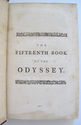 1760 The Odyssey of Homer. Translated by Alexander