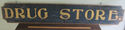 Vintage Drug Store Sign Phoebus Virginia.6 foot.ea