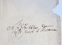 1708 Violante Beatrice of Bavaria. Autographed - S