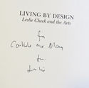 Living By Design. Leslie Cheek and the Arts. A Pho