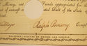 1790 Connecticut Document Signed – Ralph Pomeroy