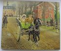 Colonial Williamsburg Folk Art Painting. (Circa 19