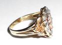 Vintage 14K Yellow White Rose Gold Miraculous Mary