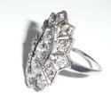 Antique 1920s Edwardian Art Deco Platinum 1.53CT M