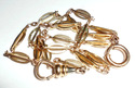 Antique Art Deco Gold Overlay Pocket Watch Chain 1