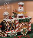 Adorable Christmas Gingerbread Men Train Decorativ