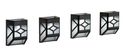 Solar Lighted Outdoor Pathway Lights Wall Mount 4-