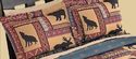 Aztec Rustic Cabin Comforter Set Bear Moose Wolves