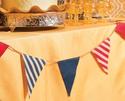 Americana Pennant Garland Canvas Flags Jute String