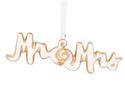 White Ceramic Mr & Mrs Special Display Ornament Go