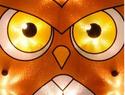 Lighted Hoot Owl In Pilgrim Hat Fall Window/Door D