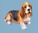 Adorable Basset Hound  Indoor/Outdoor Dog Statue F