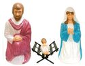 Life Size Holy Family Lighted Nativity Mary Joseph