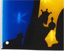 Lighted Nativity Scene Christmas Window Decoration