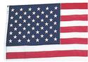 American Flag 3'x5' Brass Grommets For Hanging Mad