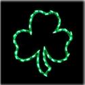 LED Lighted Shamrock St Patricks Day Decoration In