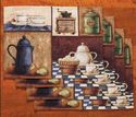 Coffee Kitchen Placemats Old Fashioned Coffee Pot 