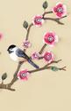 Metal Cherry Blossom Branches & Song Birds Wall Ar