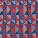 Bandanna Patchwork Style Americana Shower Curtain 