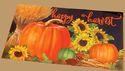 Harvest Garden Door Mat or Floor Mat Pumpkins Sunf