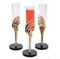 Creepy Halloween Shot/Drink Glasses Skeleton Hands