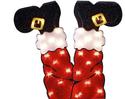 Upside Down Santa Lighted Holiday Decoration or Ga