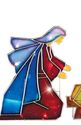 Lighted Nativity Scene Holiday Yard Decoration Sta