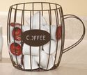 Decorative Wire Coffee Cup Countertop Coffee Pod H