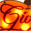 Lighted Give Thanks Pumpkin Fall Window/Door Decor