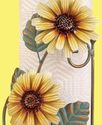 Pretty Sunflowers Paper Towel Holder Antiqued Meta