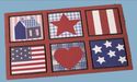 Country Barn Stars American Flag Doormat Americana