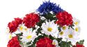 Patriotic Graveside Memorial Bouquet Re-usable Vas