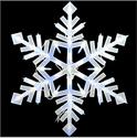 Blue LED Lighted Snowflake Window/Door  Indoor/Out