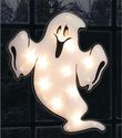 Lighted Ghost Window or Door Halloween Decoration 