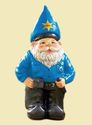 Police Officer Garden Gnome Blue Line Garden Decor