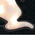 Lighted Ghost Window or Door Halloween Decoration 