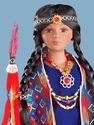 Native American Porcelain Doll Southwest Blanket B