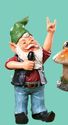 Rock & Roll Garden Gnomes Drummer Guitarist & Sing