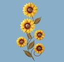 Colorful Sunflowers Sculpted Iron Wall Art Fall Fl