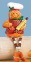 Baking Gingerbread Kids Holiday Shelf Sitter Figur