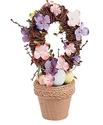 Potted Easter Wreath Grapevine Wreath In Burlap Co