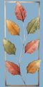 Framed Fall Leaves Metal Wall Art Sculpted Metal C