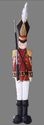 Metal Christmas Soldier Indoor/Outdoor Nutcracker 