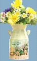 Rustic Milk Jug Botanical Floral Design Kitchen St