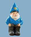 Police Officer Garden Gnome Blue Line Garden Decor