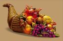 Fall Harvest Cornucopia Thanksgiving Centerpiece w